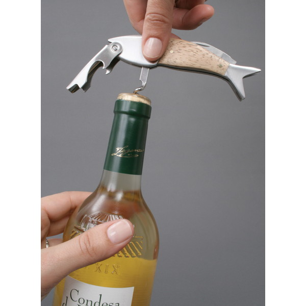 KIKKERLAND FISH CORKSCREW Light wood ライトウッド [フィッシュコルクスクリュー]  激安の新品・型落ち・アウトレット 家電 通販 XPRICE エクスプライス (旧 PREMOA プレモア)