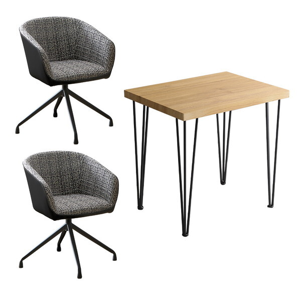 交渉中※ダイニングテーブルセット IKEA BJURSTA 回転椅子四脚