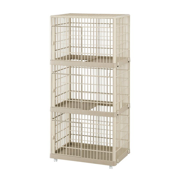 アイリスオーヤマ プラケージ 3段 813 (キャットタワー・ケージ) 価格