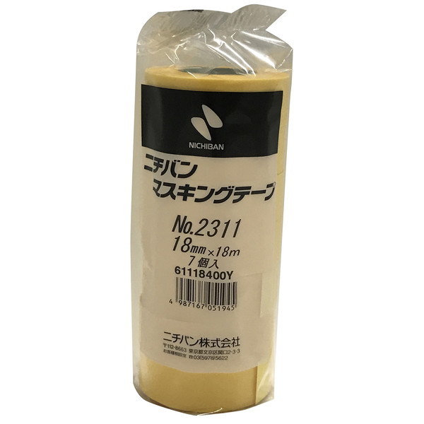 NICHIBAN No.2311 ԗp}XLOe[v 18mm×18m 7pbN