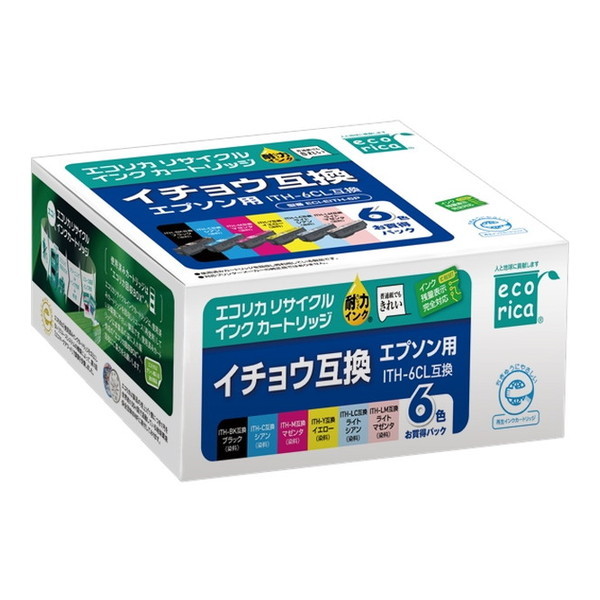 エコリカ キヤノン BC-360対応リサイクルインク ブラック ECI-C360B 残