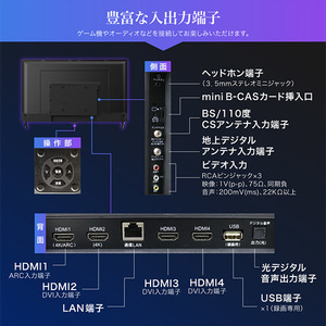 MAXZEN マクスゼン JU43CH06 [43型 地上・BS・110度CSデジタル 4K対応
