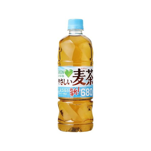 サントリー サントリー グリーンDAKARA麦茶 ペットボトル 680ml ×24