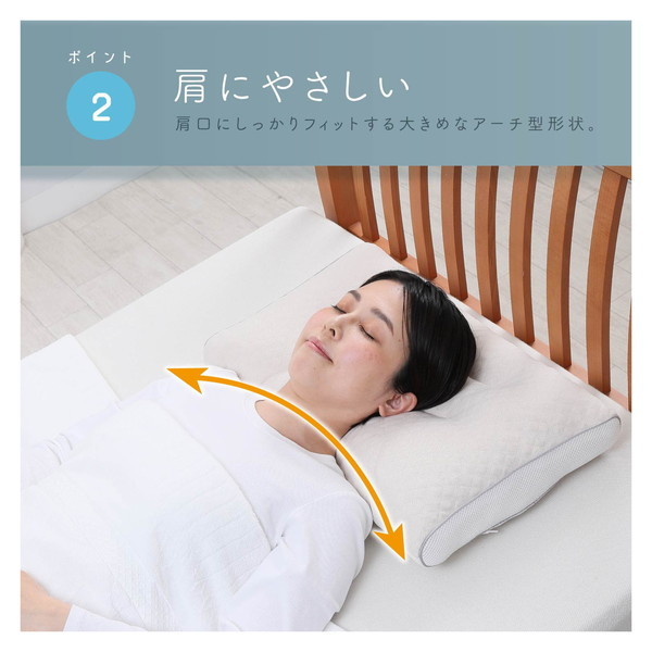 西川 睡眠博士 首肩フィット枕 医学博士と共同開発 高さ調節可能 E3501