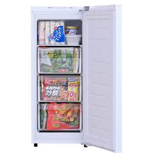 山善 YF-SFU70(W) ホワイト [冷凍庫 (70L・右開き)] | 激安の新品・型