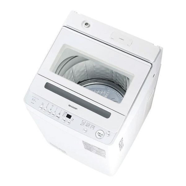 SHARP ES-GV8K-W �z���C�g�n ���Ȃ��� [�S��������@ (8.0kg)]