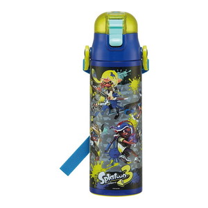 Skater Super Mario Stainless Water Bottle 580ml As Shown in Figure One Size