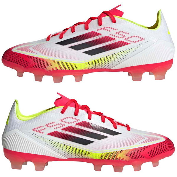 adidas スパイクシューズ F50 27cm シューズ袋付き アディダス サッカー スパイク F50 Pro HG/AG/土・人工芝用 ホワイト
