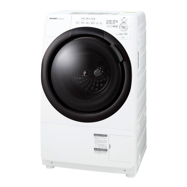 SHARP ES-7S1-WL �z���C�g�n [�h���������󊣑��@ (����7.0kg/����3.5kg) ���J��]