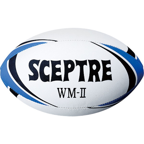 SCEPTRE セプター ラグビー ボール ワールドモデル WM-2 レースレス ブラック×サックス SP14A [5号球]  激安の新品・型落ち・アウトレット 家電 通販 XPRICE エクスプライス (旧 PREMOA プレモア)