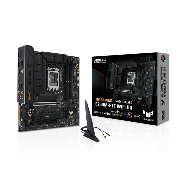 ASUS TUF GAMING B760M-BTF WIFI D4 [MicroATXマザーボード・DDR4