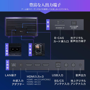 MAXZEN マクスゼン JU55SK06 [55型 地上・BS・110度CSデジタル 4K対応 液晶テレビ]