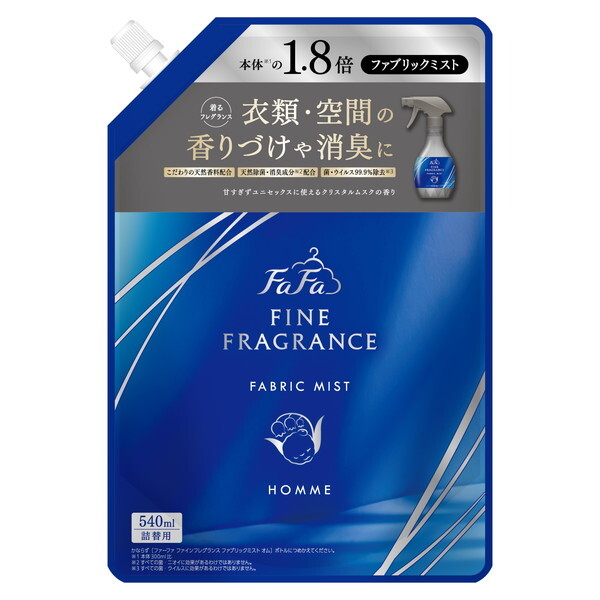 NSファーファ・ジャパン ファーファ FFファブリックミスト オム 540ml 詰替