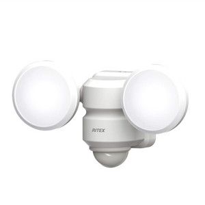 ムサシ LED-AC206 [5W×2灯 LEDセンサーライト 広範囲タイプ]