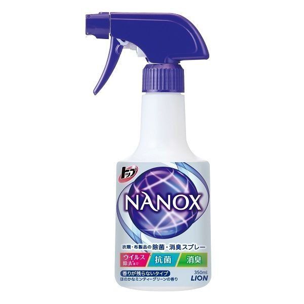 ライオン トップ NANOX ナノックス 除菌・消臭スプレー 本体 350ml