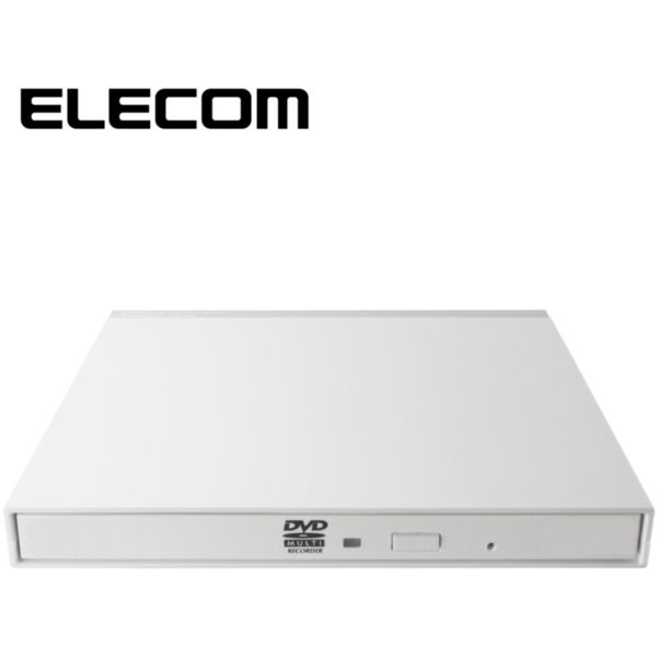 ELECOM LDR-PMK8U2CVWH [DVDマルチ ドライブ 外付け mini-B USB2.0
