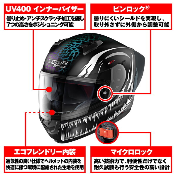 NOLAN D49968 NOLAN(ノーラン) バイク用 ヘルメット フル