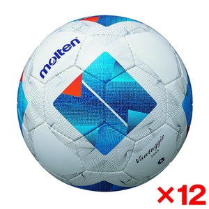 【12個セット】モルテン サッカーボール 5号球 ヴァンタッジオ3000 検定球 ホワイトxブルー F5N3000