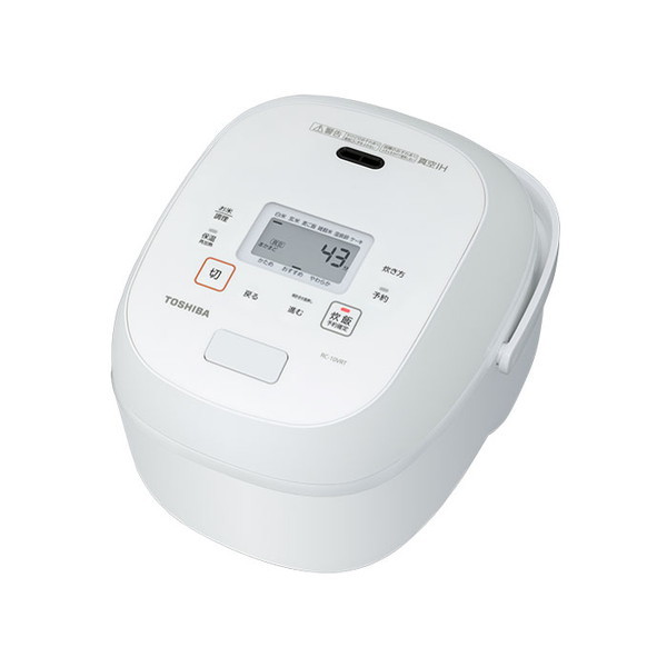 【展示品・美品】東芝　炊飯器 5.5合炊き　RC-10VRT 東芝 RC-10VRT(W) ホワイト [IH炊飯器(5.5 合炊き)] | 激安の