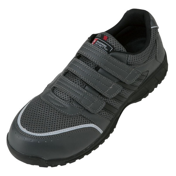 コーコス A-45000 セーフティースニーカー チャコール 26