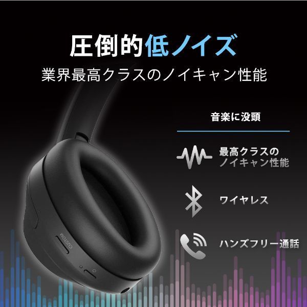 SONY WH-1000XM4 (B) ブラック [ダイナミック密閉型ヘッドホン