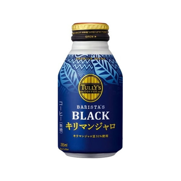 ɓ TULLY'S COFFEE BARISTA'S BLACK L}W 285mlx24