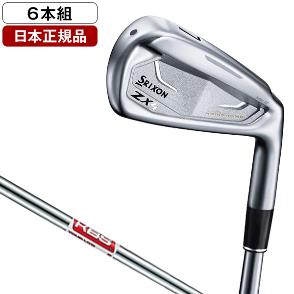 【日本正規品】 DUNLOP スリクソン ZX4 MkII アイアンセット6本組(#5-9、PW) 2022年モデル KBS TOUR LITE  スチールシャフト S