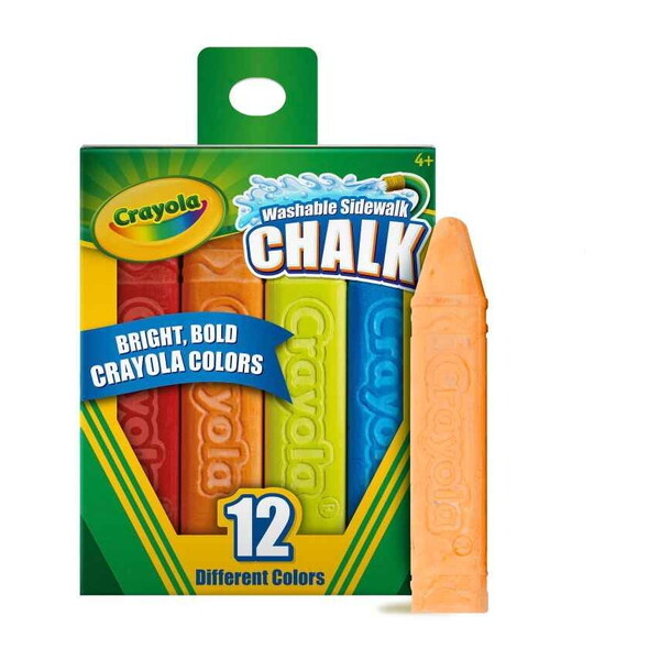 Crayola Jumbo Sidewalk Chalk 12 W{`[N 12FipŁj 512012