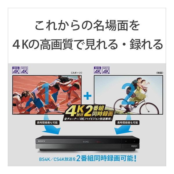 SONY BDZ-FBW1100 [ブルーレイレコーダー(HDD1TB・2番組同時録画)]