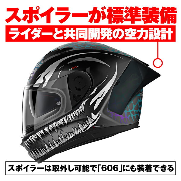 NOLAN D45602 NOLAN ヘルメット フルフェイス N60-6 SPORT RAVENOUS