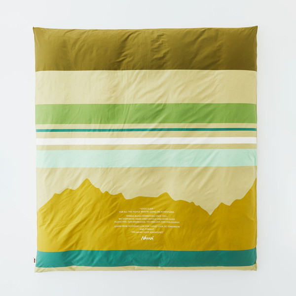 NANGA iK fx Jo[ iK }Ee _u I[J[}Ee DUVET COVER NANGA MOUNTAIN D DOUBLE OCHER MOUNTAIN NZ2254-4F414 N1BKOO74