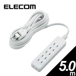 ELECOM ECT-0103BK 黒(ブラック) [電源タップ 10個口 3m 雷ガード