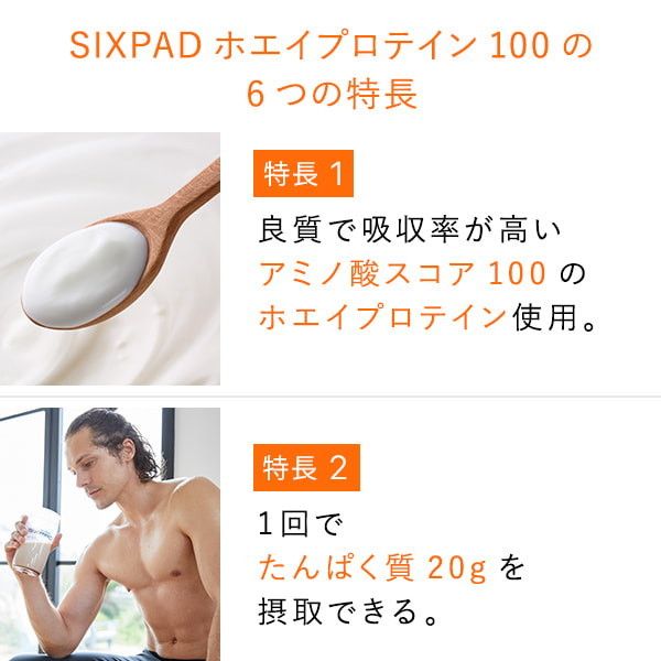 MTG SIXPAD WHEY PROTEIN 100 ストロベリー [ホエイプロテイン]