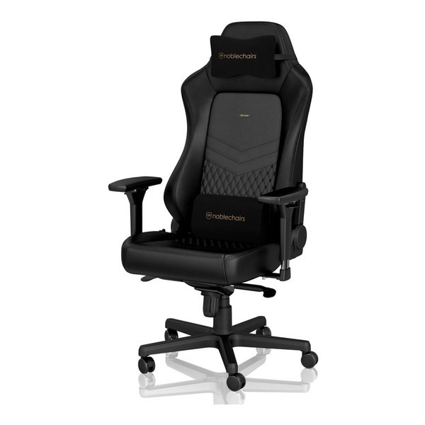 noblechairs NBL-HRO-RL-BLA-SGL �u���b�N HERO Real Leather [�Q�[�~���O�`�F�A]