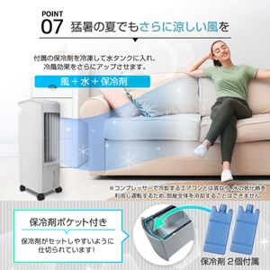 MAXZEN マクスゼン RMT-MX403 [UVプラズマイオン冷風扇 (4.0L