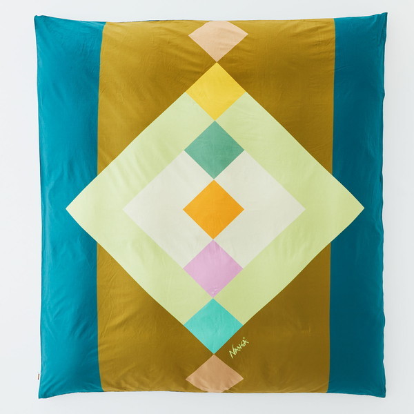 NANGA iK fx Jo[ iKXNGAh[ _u uCgO[ DUVET COVER NANGA SQUARE DREAMS D DOUBLE BRIGHT GREEN NZ2254-4F419 N1VQIG74