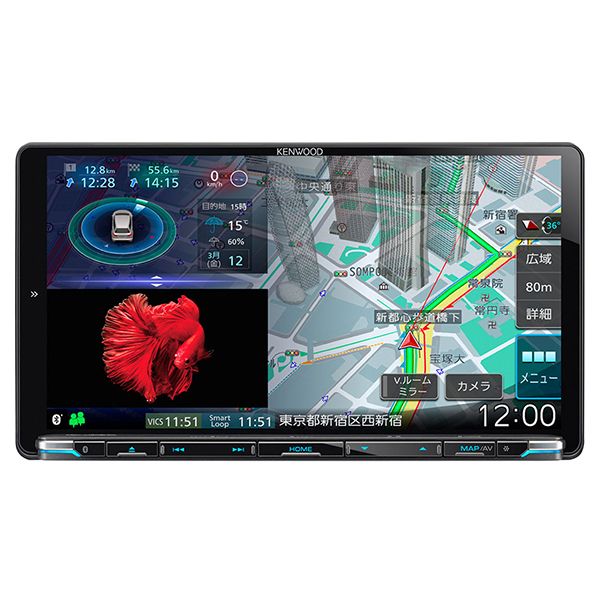 KENWOOD MDV-S706 7インチナビBluetooth対応