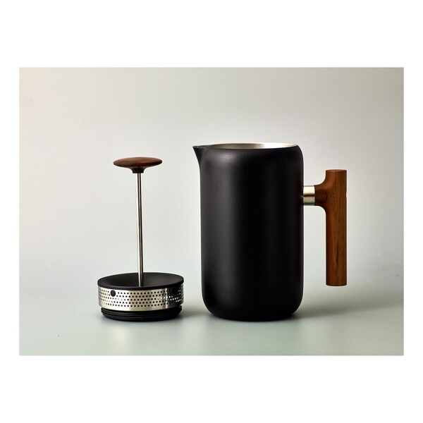 Fellow Clara French Press Black+Walnut 62173 [t`vX]