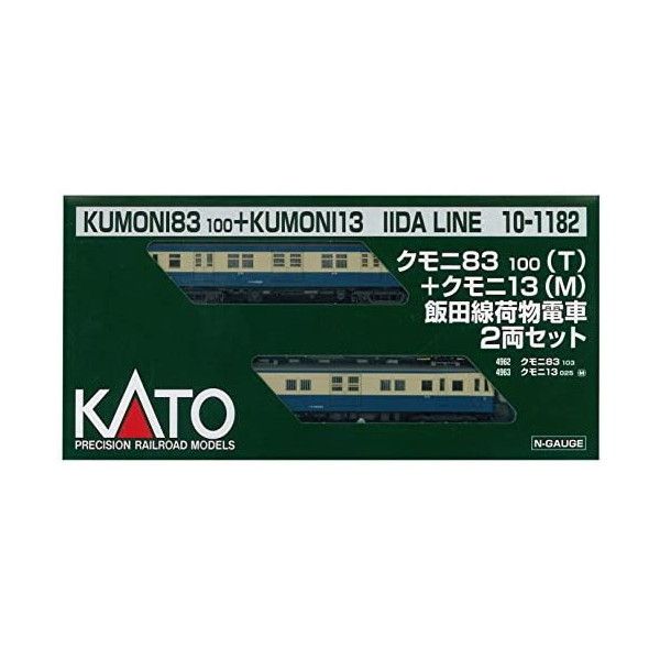 カトー 10-1182 クモニ83 100+クモニ13 飯田線荷物電車 2両