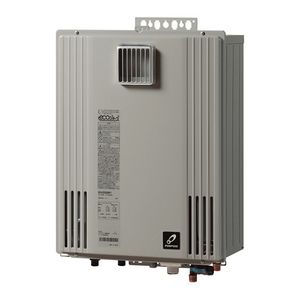 Rinnai RUF-E2406AW-13A シャイニーシルバー エコジョーズ 浴室・台所リモコンセット ガス給湯器(都市ガス用 24号 屋外壁掛形※PS設置不可 フルオート) Rinnai RUF-E2406AW-13A シャイニーシルバー エコジョーズ