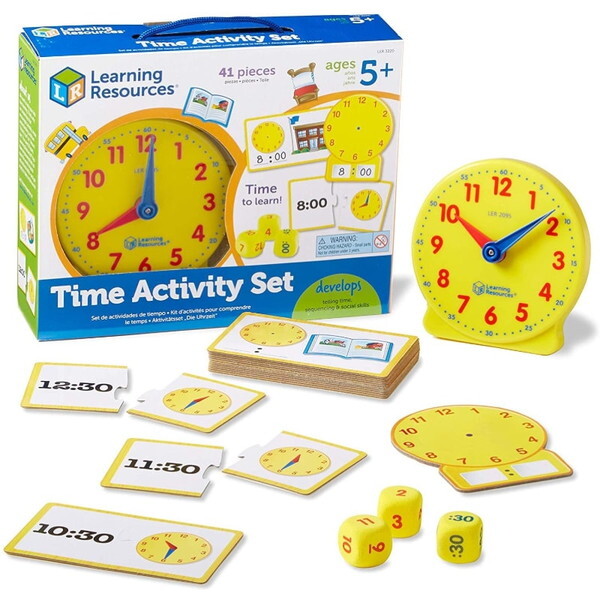 LEARNING RESOURCES LSP 3220-J Time Activity Set v̊wKZbg