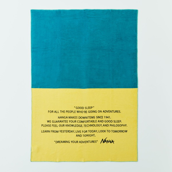 NANGA ナンガ グッドスリープ 2 トーン コットンブランケット シングル ブルーイエロー GOOD SLEEP 2 TONE COTTON  BLANKET S SINGLE BLUE YELLOW NZ2254-4C423 N12OLWs4 | 激安の新品・型落ち・アウトレット 家電 通販 