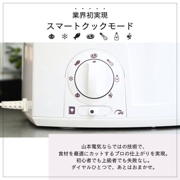 山本電気 YE-MM24A-WH ホワイト MasterCut+ [マルチスピードミキサー
