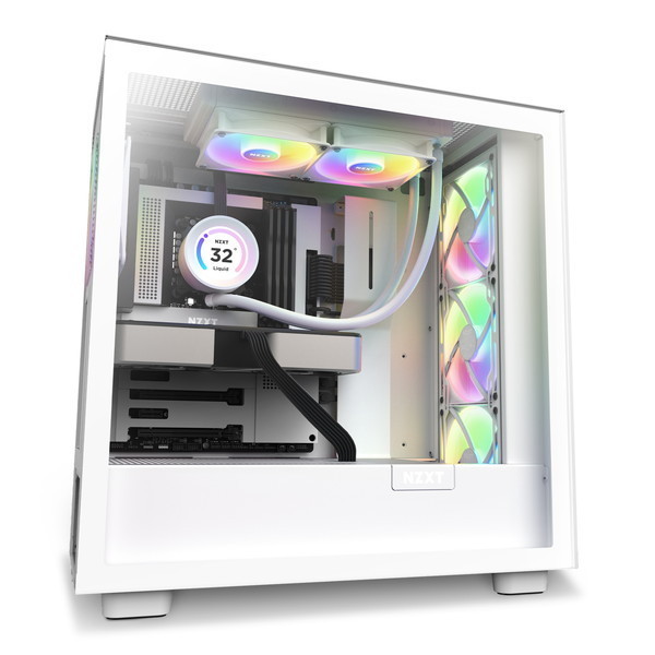 NZXT RL-KR24E-W1 NZXT KRAKEN Elite RGB 240 White RL-KR24E-W1 [水冷