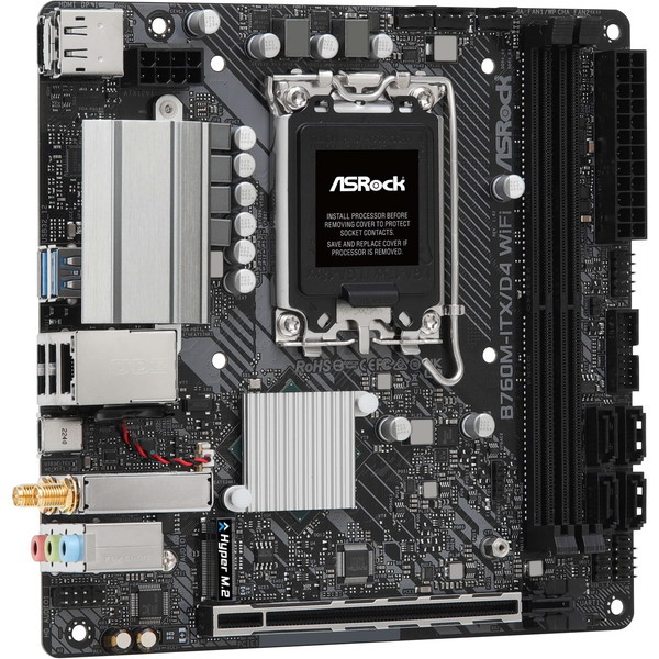 ASRock B760M-ITX/D4 WiFi マザーボード ASRock B760M-ITX/D4 WiFi (B760 1700 Mini-ITX) ｜ パソコン通販の