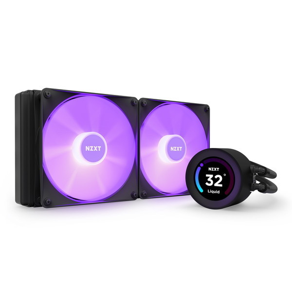 NZXT RL-KR28E-B1 NZXT KRAKEN Elite RGB 280 Black RL-KR28E-B1 [水冷