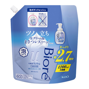 花王 ビオレu ザ ボディ 泡タイプ ピュアリーサボンの香り つめかえ用 1200ml
