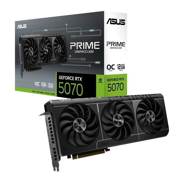 値下げ 新品・未開封 ASUS RTX5070 PRIME + 色々セット ASUS PRIME-RTX5070-O12G グラフィックカード + COUGAR CGR BA