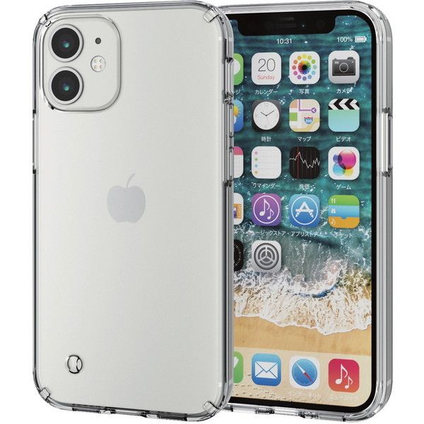 ELECOM PM-A20AHVCCR NA iPhone12 mini P[X Jo[ ϏՌ