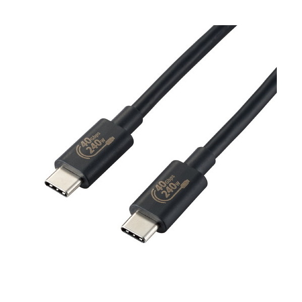 まとめ) エレコム USB3.1(Gen2)ケーブル 1.0m ブラック 〔×3セット〕-